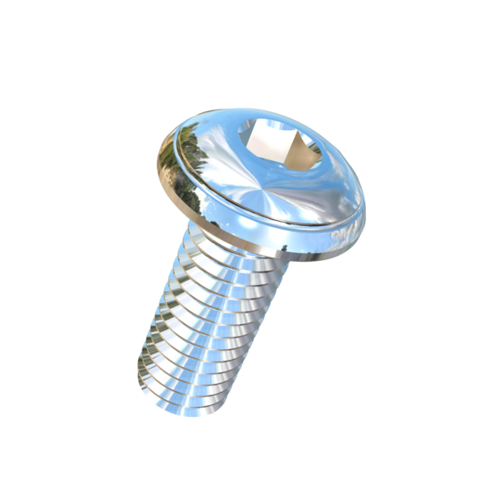 Titanium #10-32 X 1/2 UNF Button Head Socket Drive Allied Titanium Machine Screw